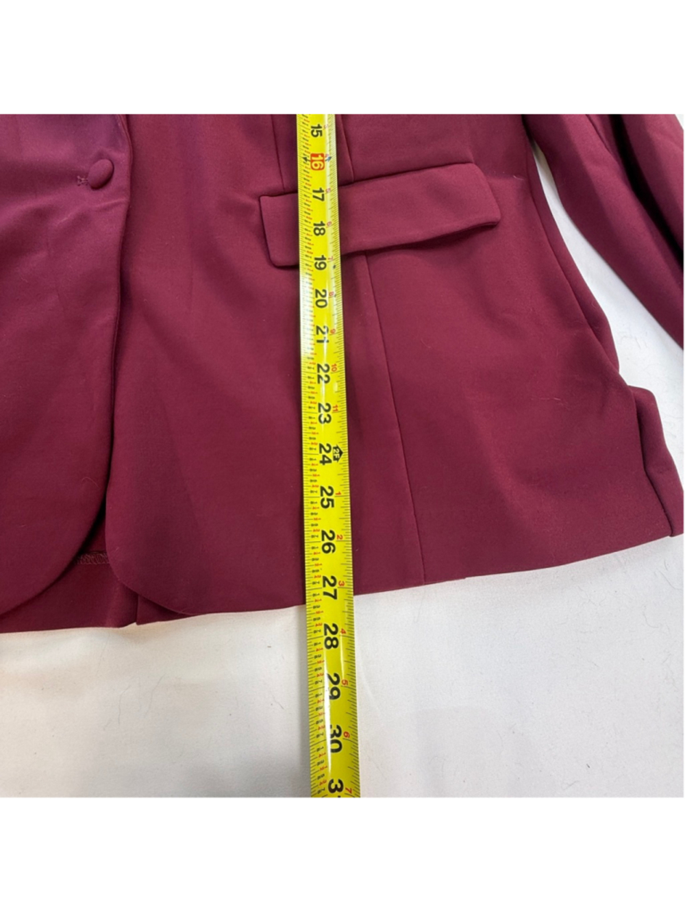 ELOQUII Size 14 Burgundy Skirt Suit Set Blazer Pencil Skirt Career Wear NWT - Picture 2 of 10
